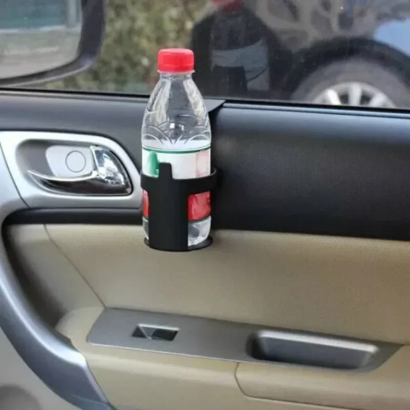Black ABS Car Window Drink Holder