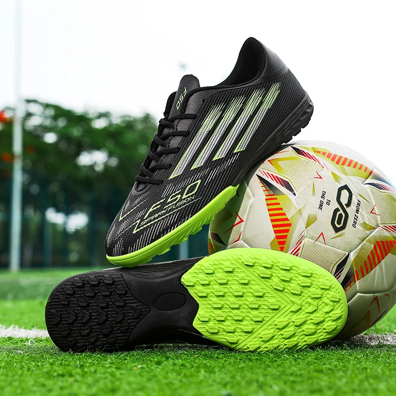Premium Unisex Non-Slip Ankle Football Boots - Comfortable Professional Soccer Sneakers for Men & Boys