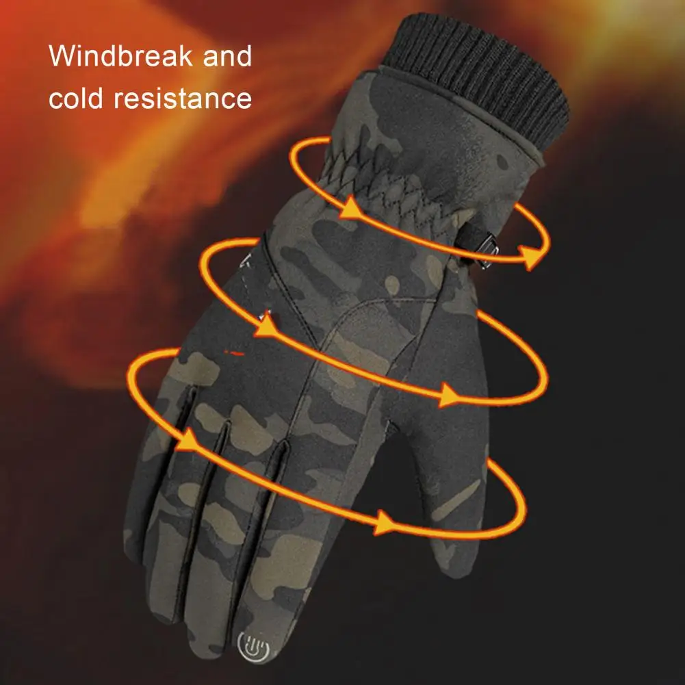 Écran Tactile en Cuir PU pour Homme et Femme, Accessoire de Ski, Ultraléger, Imperméable, pour Moto, Cyclisme, Smile, Chaud, Neige