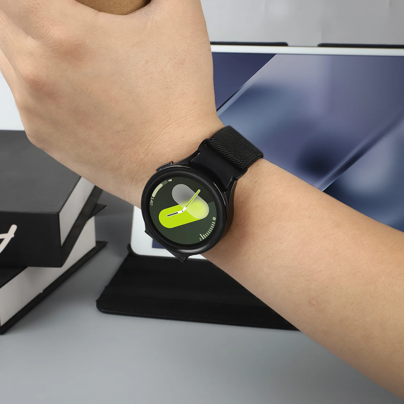 Premium Parachute Nylon Strap for Galaxy Watch - No-Gap Stretch Bracelet