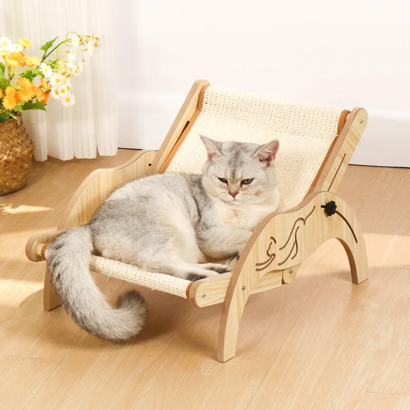 JOROBURO Cat Beach Chair, Summer All Seasons Elevated