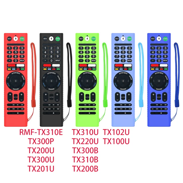 Védő Burkolat Szilikon Távirányító Fedélvédő Szeszélyes Csúszásgátló Tartozékokkal A Sony Rmf-Tx310E Tx310U Tx300B-Hez - Image 2