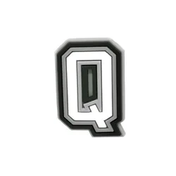 Alphabet Letter Shoe Charms for Stylish Footwear Accessories (Q)