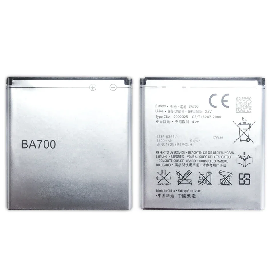 Batteria Del Telefono Cellulare Ba700 1500Mah Per Sony Ericsson Mt11I Mt15I Mk16I St18I St18A So-03C Per Xperia Neo/Pro/Neo V/Ray Bateria