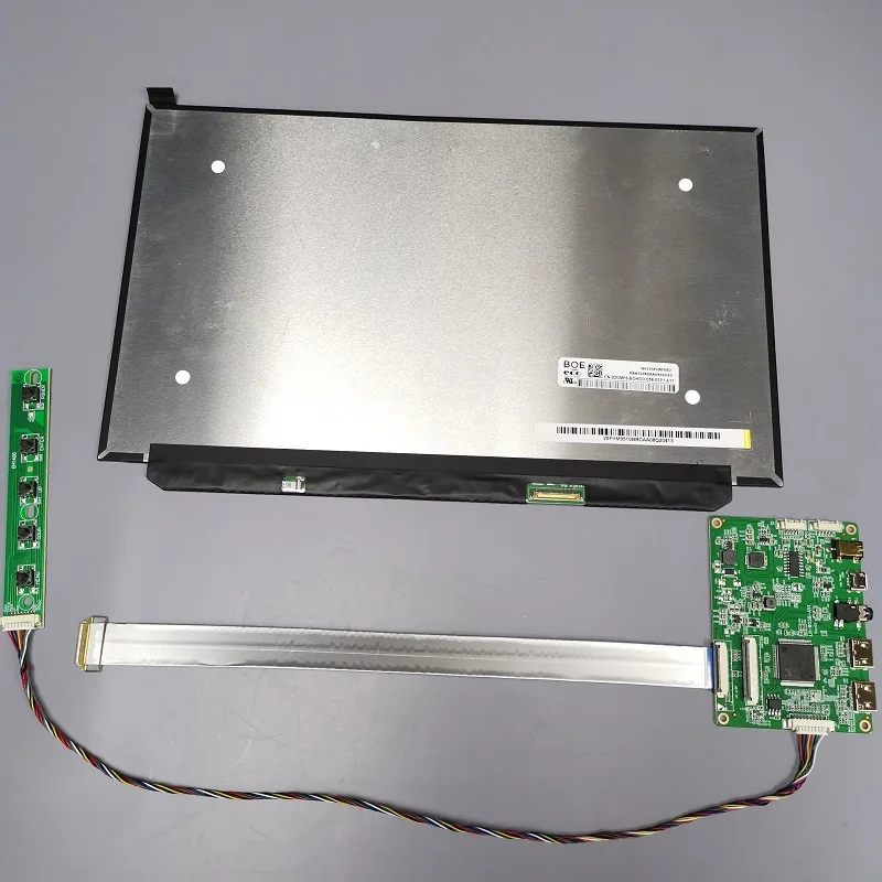 12.5인치 IPS 모니터 키트, 1080P 풀 HD USB 전원 휴대용 스크린, 노트북, 라즈베리 파이, PC 게임용 미니 HDMI/VGA 포트 포함