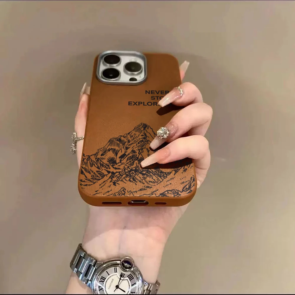 Luxury Mountain Simple Case - Premium Protective Phone Cover