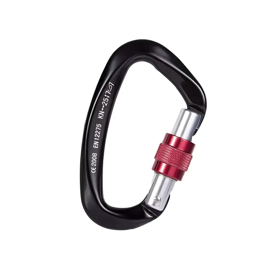 Heavy-Duty Aluminum Climbing Descender with Bent-Ear Design