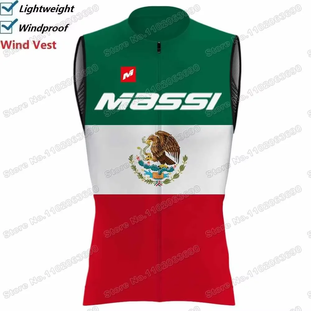 MASSI Team Wind Vest Men Cycling Vest Windproof Road Cycling Jersey Sleeveless Bicycle Windbreaker MTB Sportswear