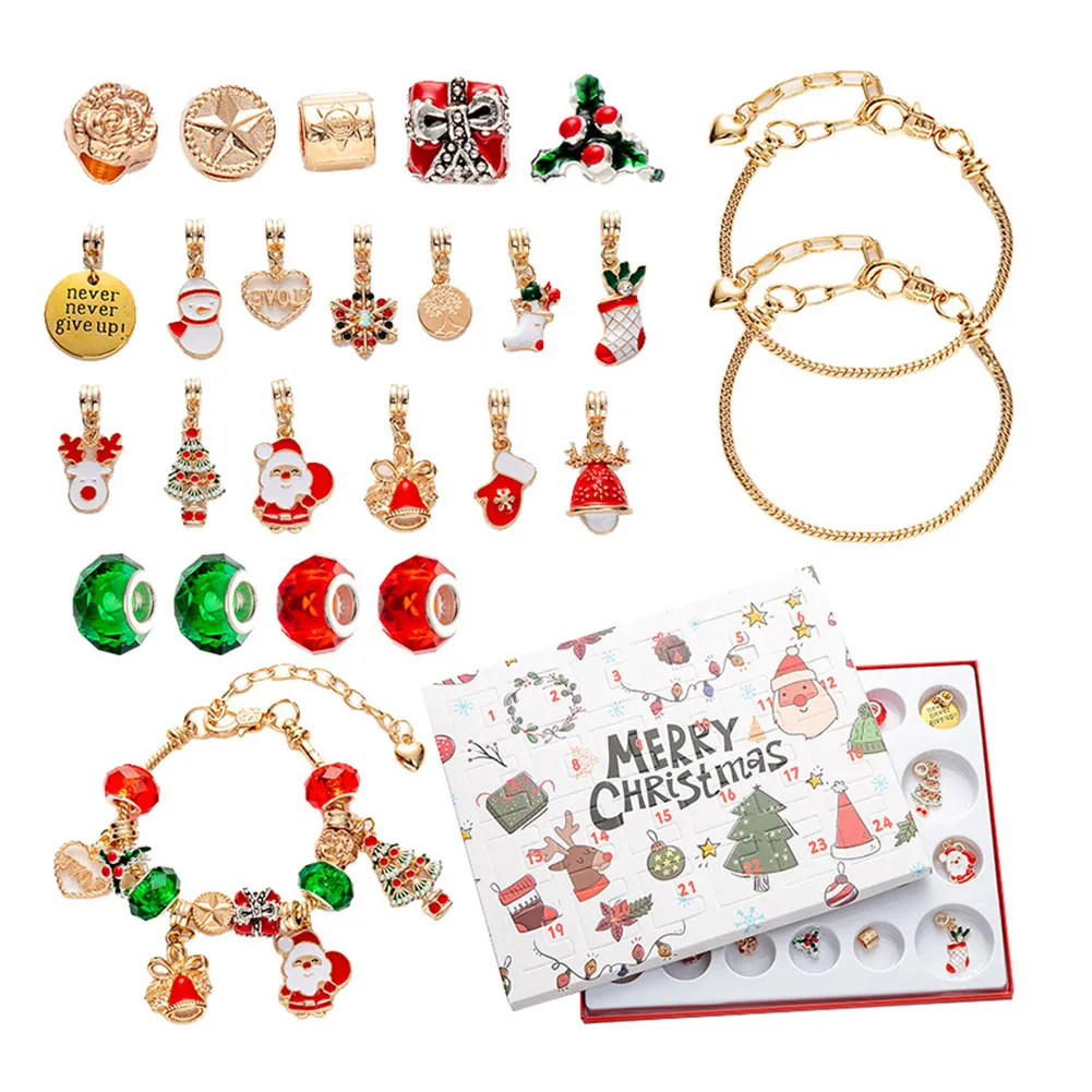 Christmas Bracelet Advent Calendar 6 73 9 05inch Bracelets DIY Jewelry christmas-bracelet-advent-calendar-6-73-9-05inch-bracelets-diy-jewelry
