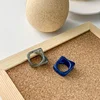 Colorful Transparent Acrylic Resin Rings for Women Girls Fashion Geometric Square Round Chunky Ring Jewelry Gifts 2024 New 6
