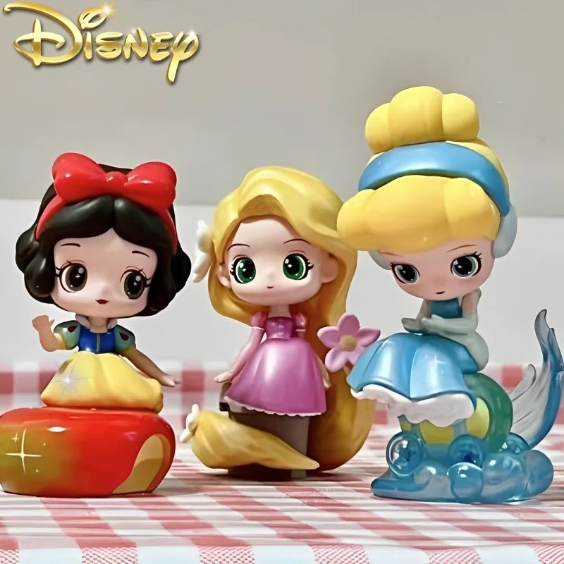 

Disney Princess 8cm Blind Box Lucky Box Cute Kawaii Pvc Statue Anime Princess Figure Model Collection Decoration Toy Gift