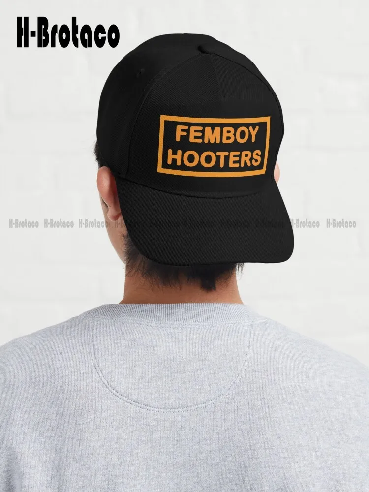 

Femboy Hooters Clothing Baseball Cap Fashion Caps Tactical Summer Sunscreen Hats Denim Color Cotton Denim Hats Harajuku Cartoon