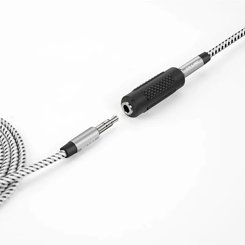 Stereo Audio Extension Coupler for Headphones and Earphones