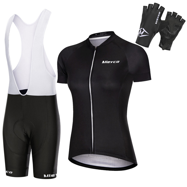 Women's Summer Suits With Shorts Anti-UV Mountain Bike Clothing For Bicycle Jersey Set Outdoor Sports Ladies MTB Dress