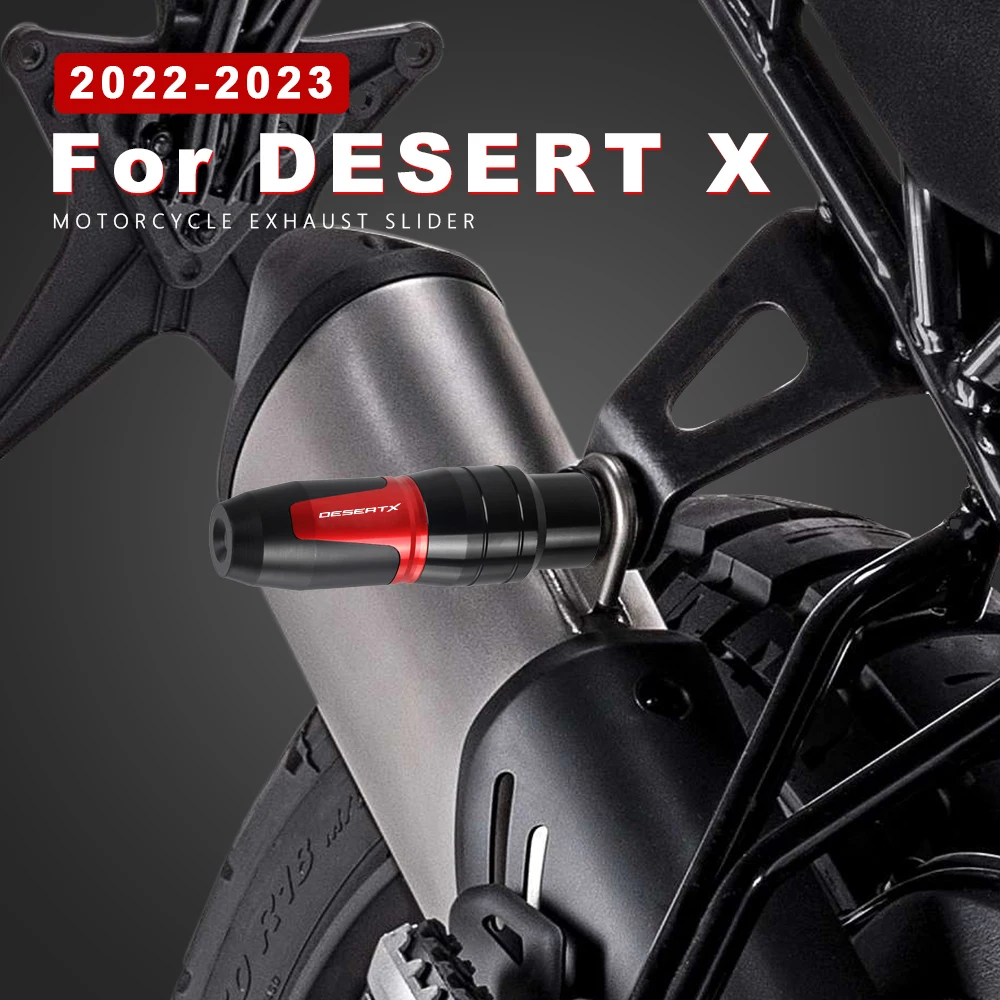 

Ползунок для выхлопных газов из алюминия, аксессуары для Ducati Desert X DesertX, 2022, 2023, 2024, защита от падения, защита от ударов мотоцикла