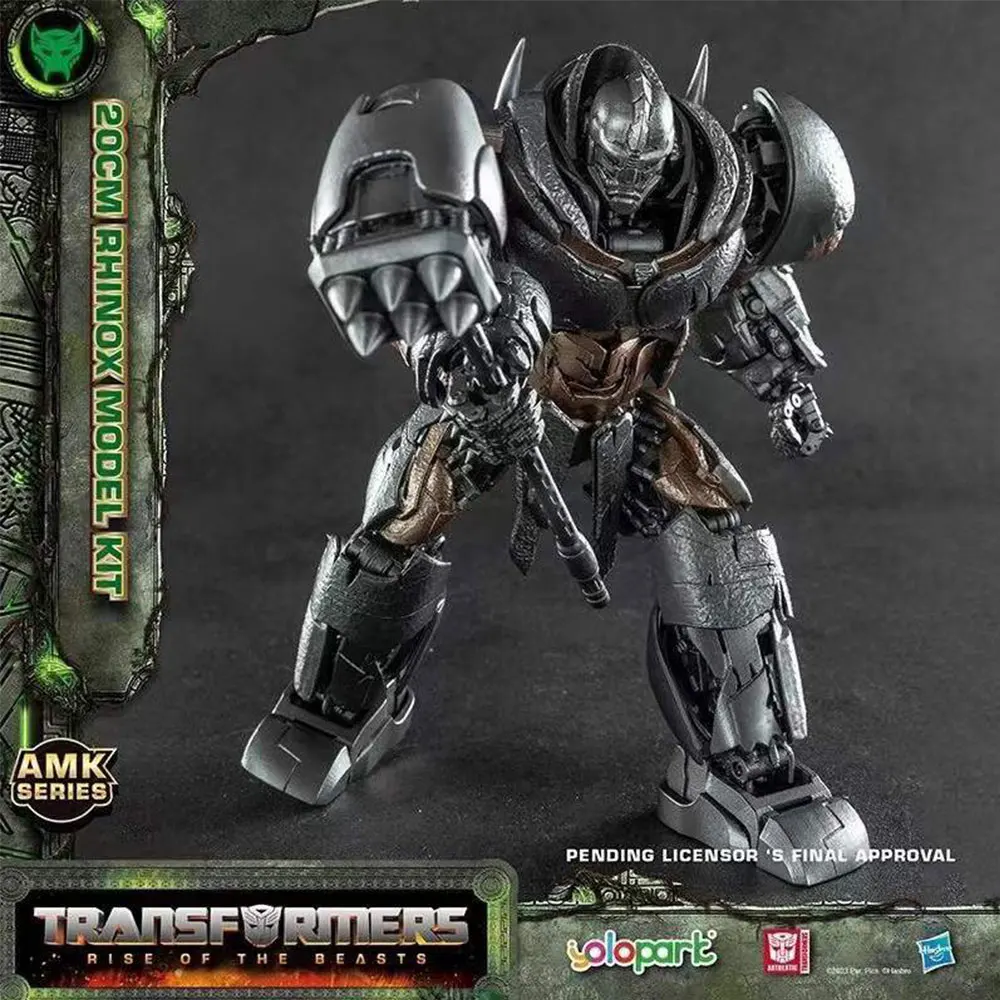 Yolopark Transformers Movie 7: Rise Of The Belve 18Cm Cheetor 22Cm Flagelli 20Cm Rhinox Model Kit Transformer Toy Amk Series