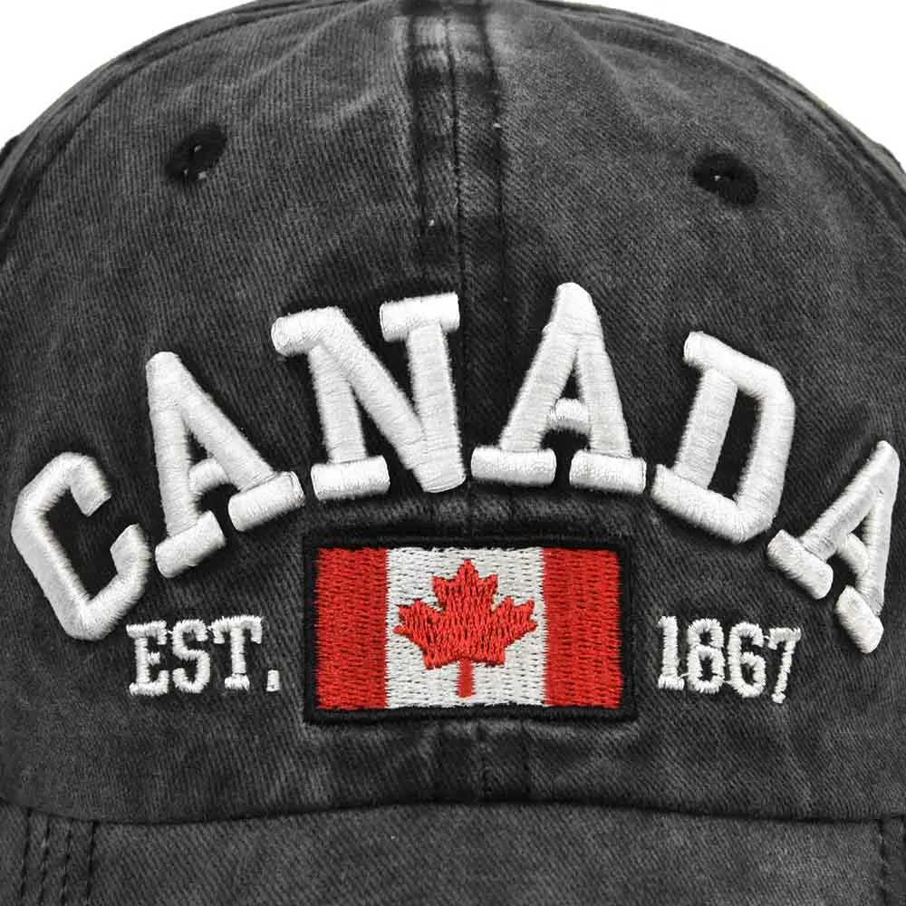 NIXHIT Embroidery CANADA Retro Visor Cap For Men Women Baseball Caps Trucker Cotton Soft Top Sports Climbing Hiking Dad Hat A360