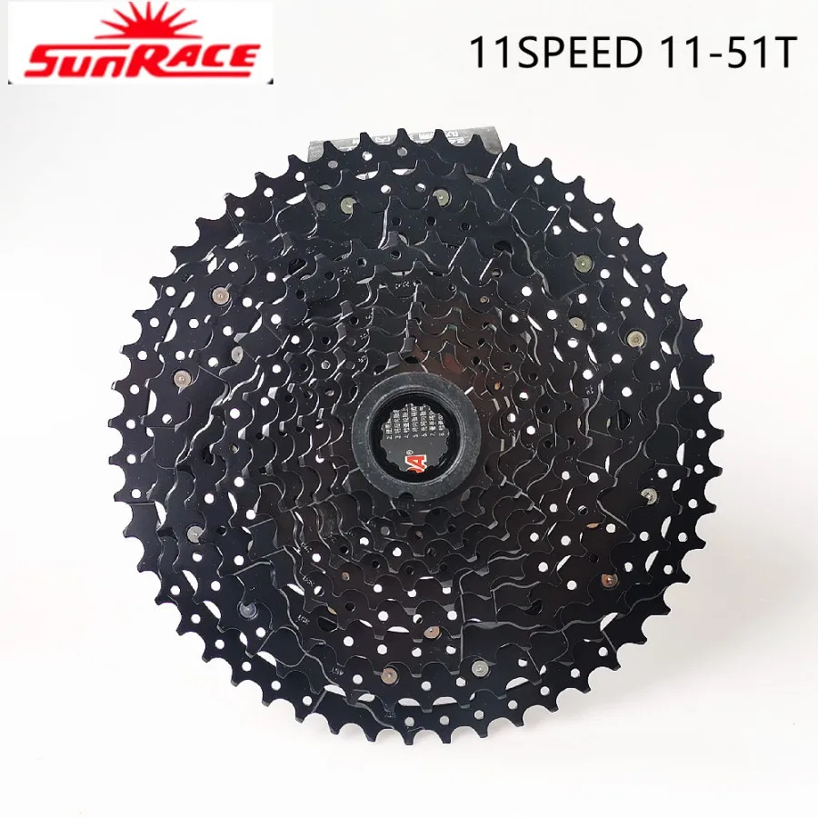 CASSETTE 11V 11-51 SUNRACE CSMX8 BLACK CASSETTE 11V 11-51 SUNRACE CSMX8 BLACK