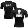 Compression Shirt Man Gym Anime Bleach T Shirt For Men New Trend Sport Men Fitness Tracksuit Boxing Jerseys Compression Shirt 2