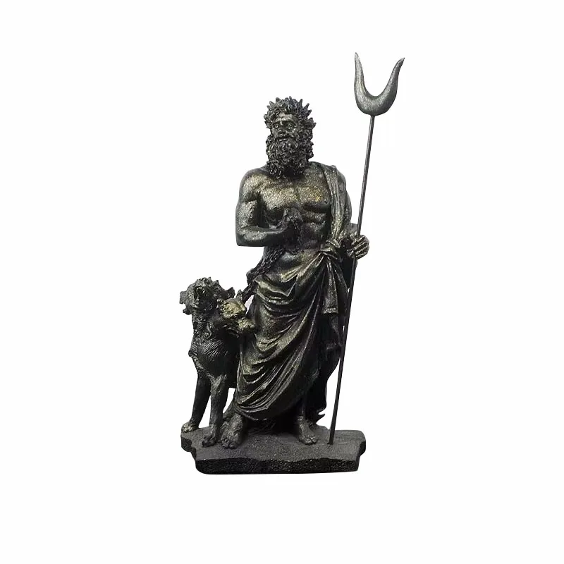Hades with Cerberus – Lord of the Underworld Resin Statue 6