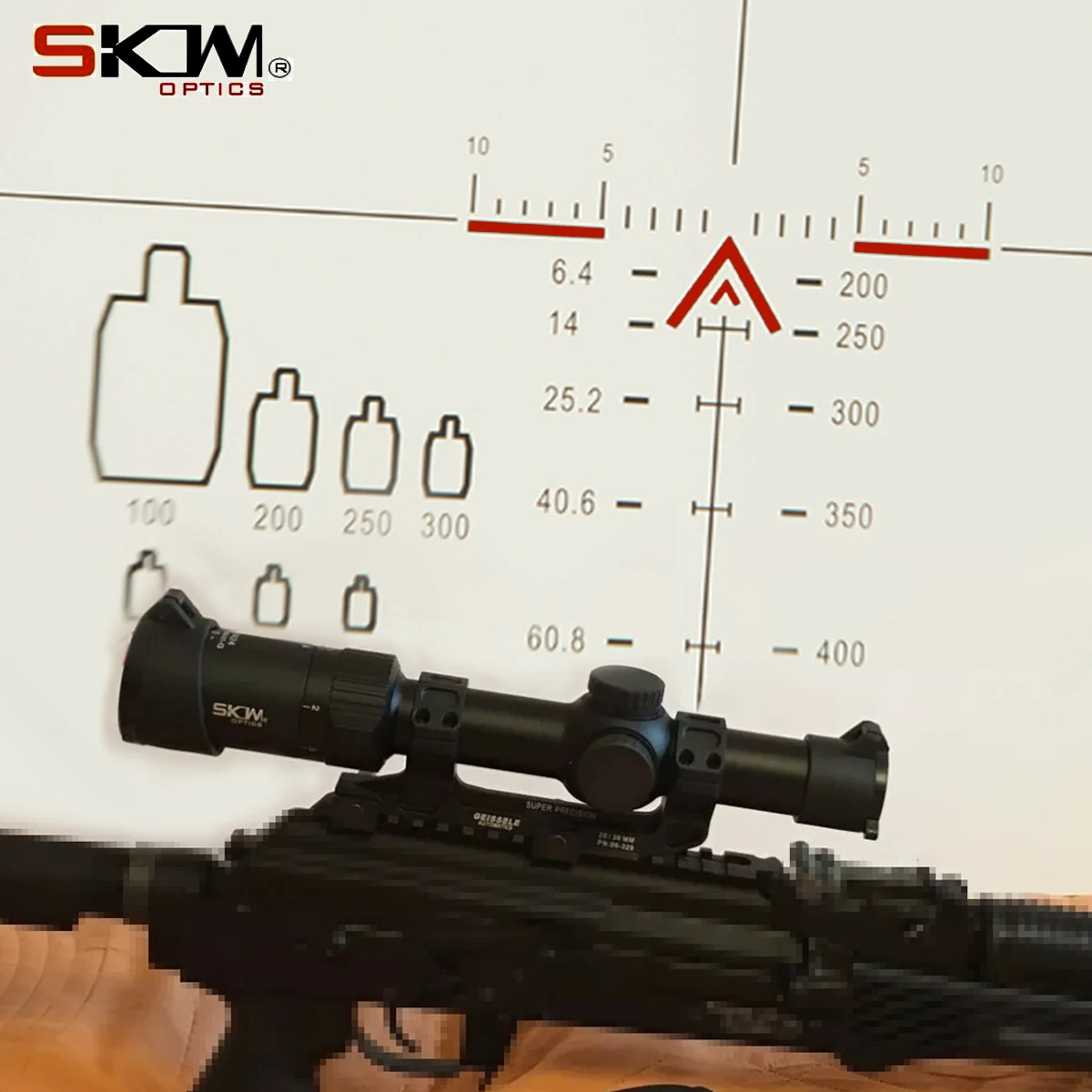 Skw optics ak scope 5. 55x26a taktische Zielfernrohre Jagd Ak Visier Kalashnikov Visier Bdc