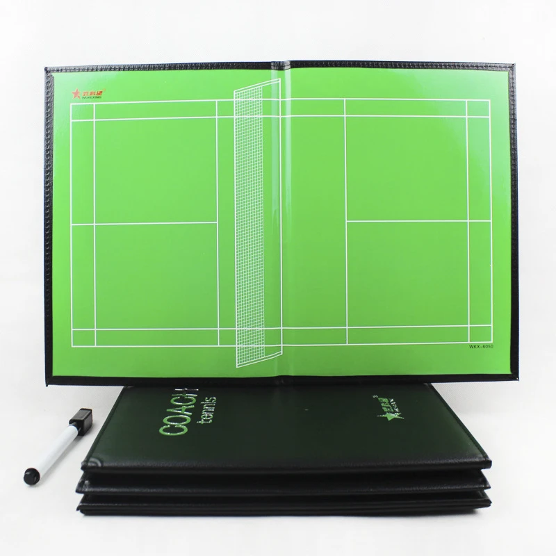 Magnetic Badminton Coach Clipboard Training Dry Erase Tactical Guidance Board Sand Table Drill Board