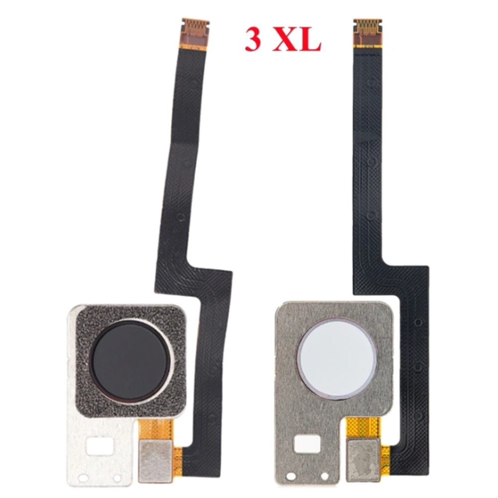 Google Pixel 3A Home Button & Fingerprint Scanner Flex Cable - White Replacement Part