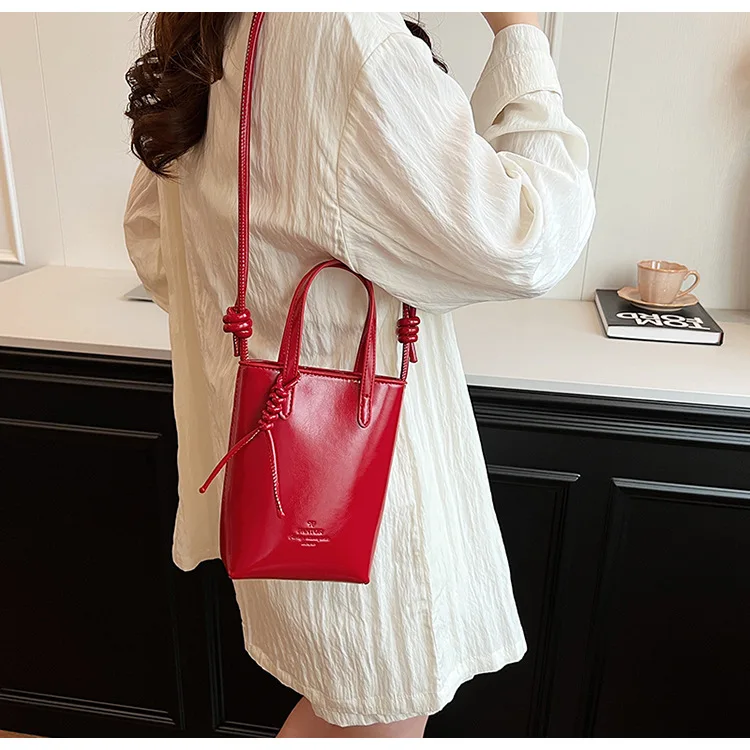 Mini Crossbody Bag - PU Leather Luxury Shoulder Handbag for Women 2024