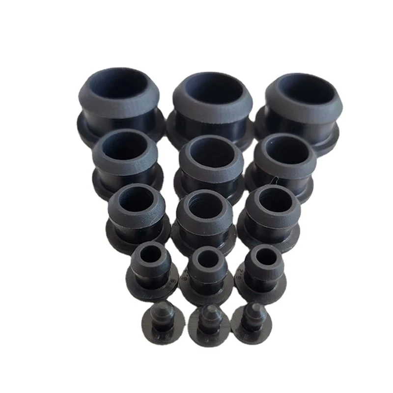 Silicone Rubber Hole Caps Seal Stopper 4-30mm T Type Plug Cover Snap-on Gasket Blanking End Seal Stopper Soft High Temperature