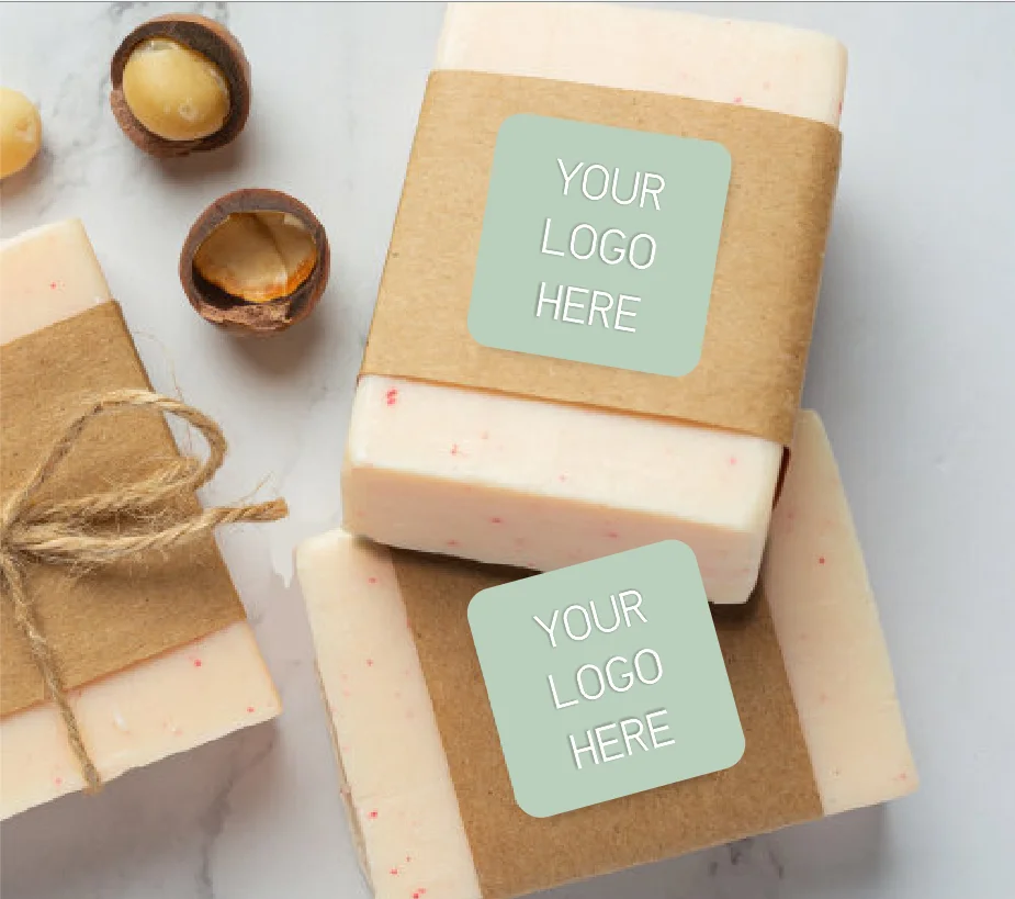 Adesivi Quadrati Personalizzati Logo Personalizzato/Adesivi Per Matrimoni Bomboniere Scatole Adesivi In Tinta Unita, Kraft