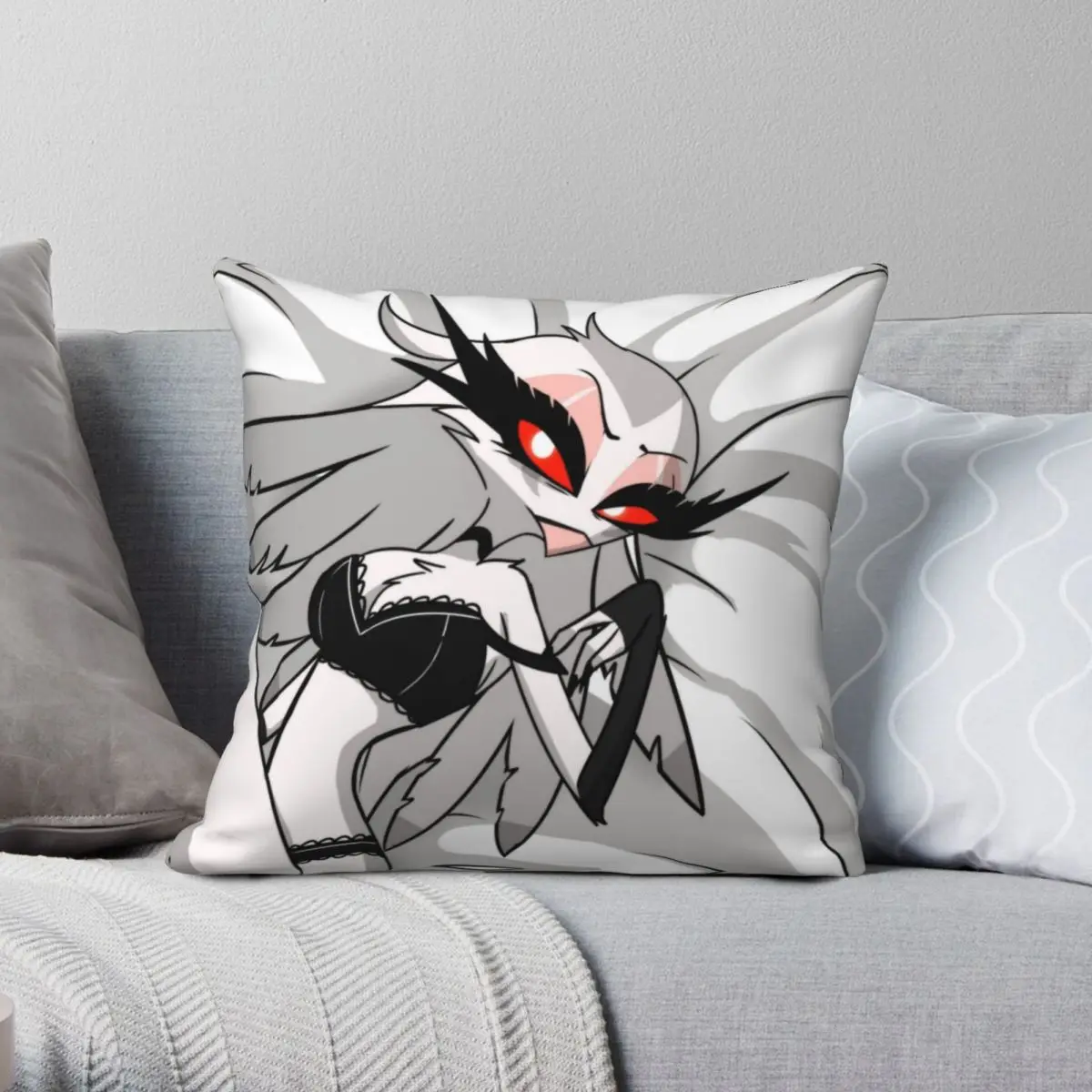 

Stella Buddy Square Pillowcase Polyester Linen Velvet Printed Zip Decor Sofa Cushion Cover 18"