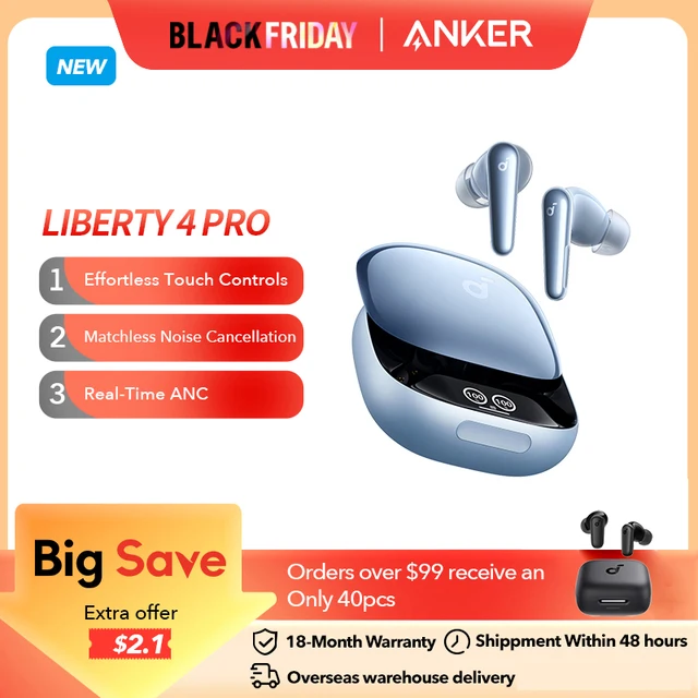 Soundcore על ידי חופש הנקר 4 רעש pro ביטול אוזניות אוזניות אוזניות אוזניות אוזניות אוזניות Bluetooth אוזניות אוזניות אוזניות אוזניות אוזניות