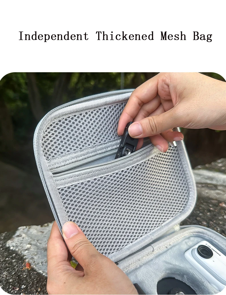 Trage tasche für insta go 3 s/go 3 Aufbewahrung tasche tragbare Handtasche Box Koffer für insta360 go 3 s schützen Reise zubehör – Detail 8