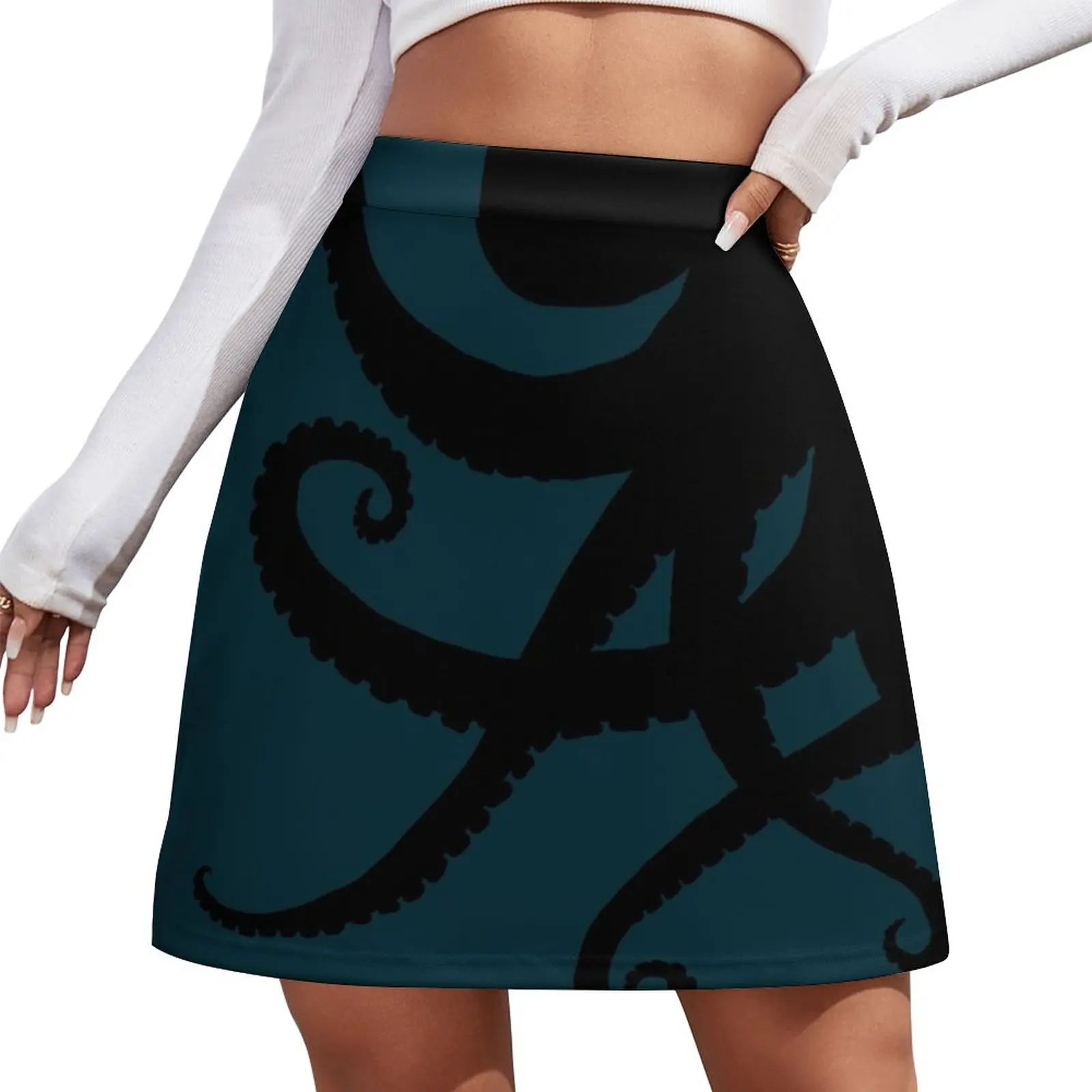 Octopus Silhouette, by Amber Marine ? 2015 Mini Skirt night club outfits skirt skirt korean style women clothing