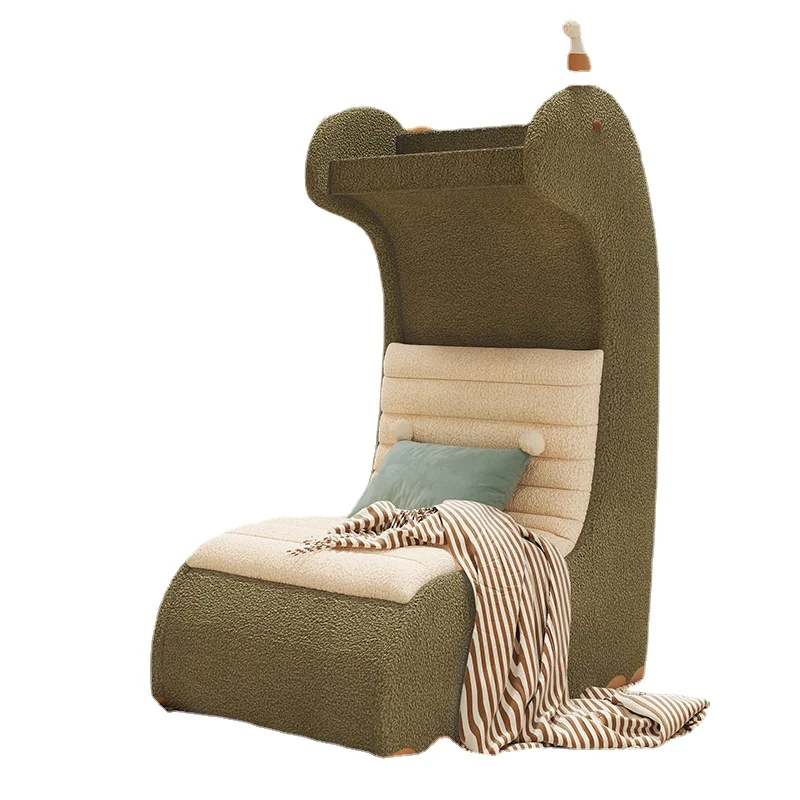 

YY Lazy Sofa Bookshelf Small Chair Baby Solid Wood Cute Animal Stool