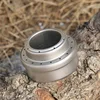 Ultralight Titanium Burner Camping Outdoor Picnic 50g Ti Alcohol Stove 4