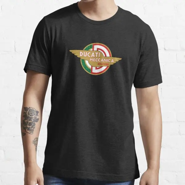 

Ducati Vintage Logo t shirt for Suzuki Jawa YMHAHA Gilera Buell KYMCO DUCATI