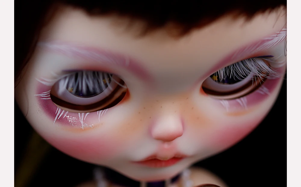 Esther - Premium Custom Neo Blythe Doll with Ginger Hair, White Skin & Matte Cute Face 19