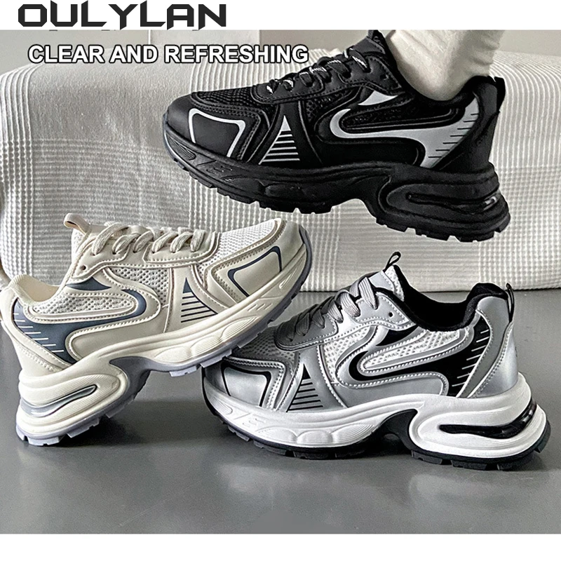

Women's Luxary Chunky Sneakers 2024 Thick Sole Shoes Female Sports Running Shoes Spring Casual Ladies Fitness Vulcanize Shoes