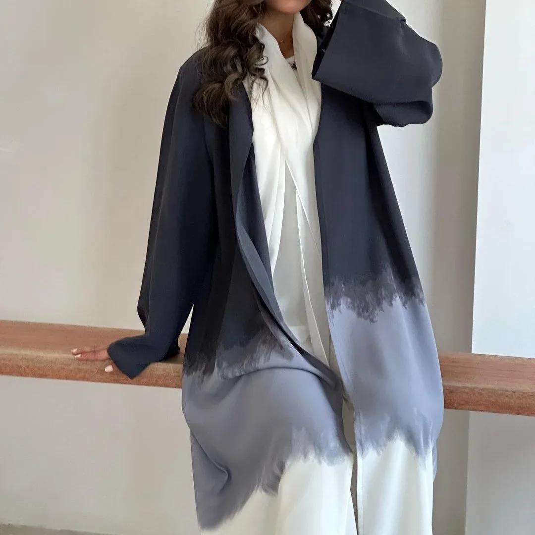Ramadan Eid Fashion Abaya Kimono Muslim Abayas for Women Luxury Dubai Arabic Cardigan Islam Arab Clothing Kaftan Robe Musulmane