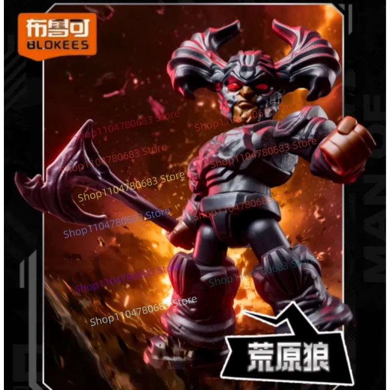 BLOKEES DC 디펜더 버전 2 저스티스 리그 블라인드 박스 장난감 배트맨 슈퍼맨 애니메이션 액션 피규어 수집 모델 생일 선물