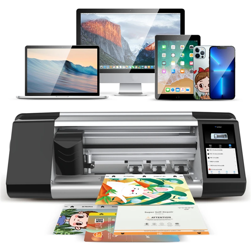 FONLYU 공장 OEM 13인치 대형 터치스크린 커터 플로터 휴대폰 하이드로겔 필름 커팅 머신 (스크린 보호필름용)