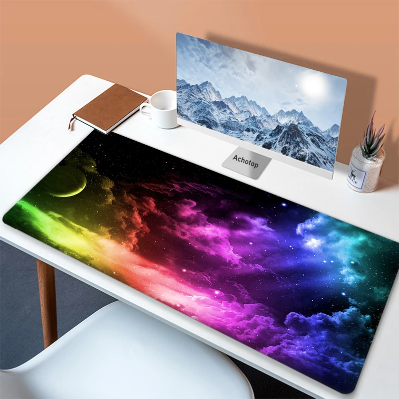 

Colorful Space Mouse Pad Game Desk Mat Large 1200x600mm XL XXL Computer Gaming Peripheral Accessories Mouse Pad Mat for PC Gamer