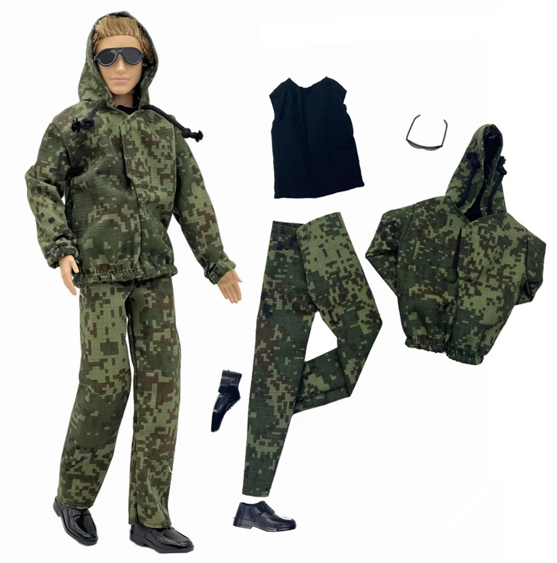 1 Set Ken Handmade Handsome Doll Accessories Casual Wear Clothes for 30cm 12inch Ken Doll Kids Gift