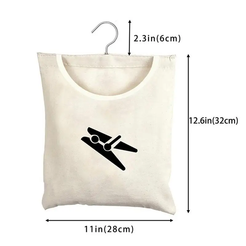 Linen Peg Bag with Hooks, Peg Bag for Clothespins Bag, Fabric, Storage Clothes Peg Basket for Hanging, Clothes Peg Bag, Clothes 6