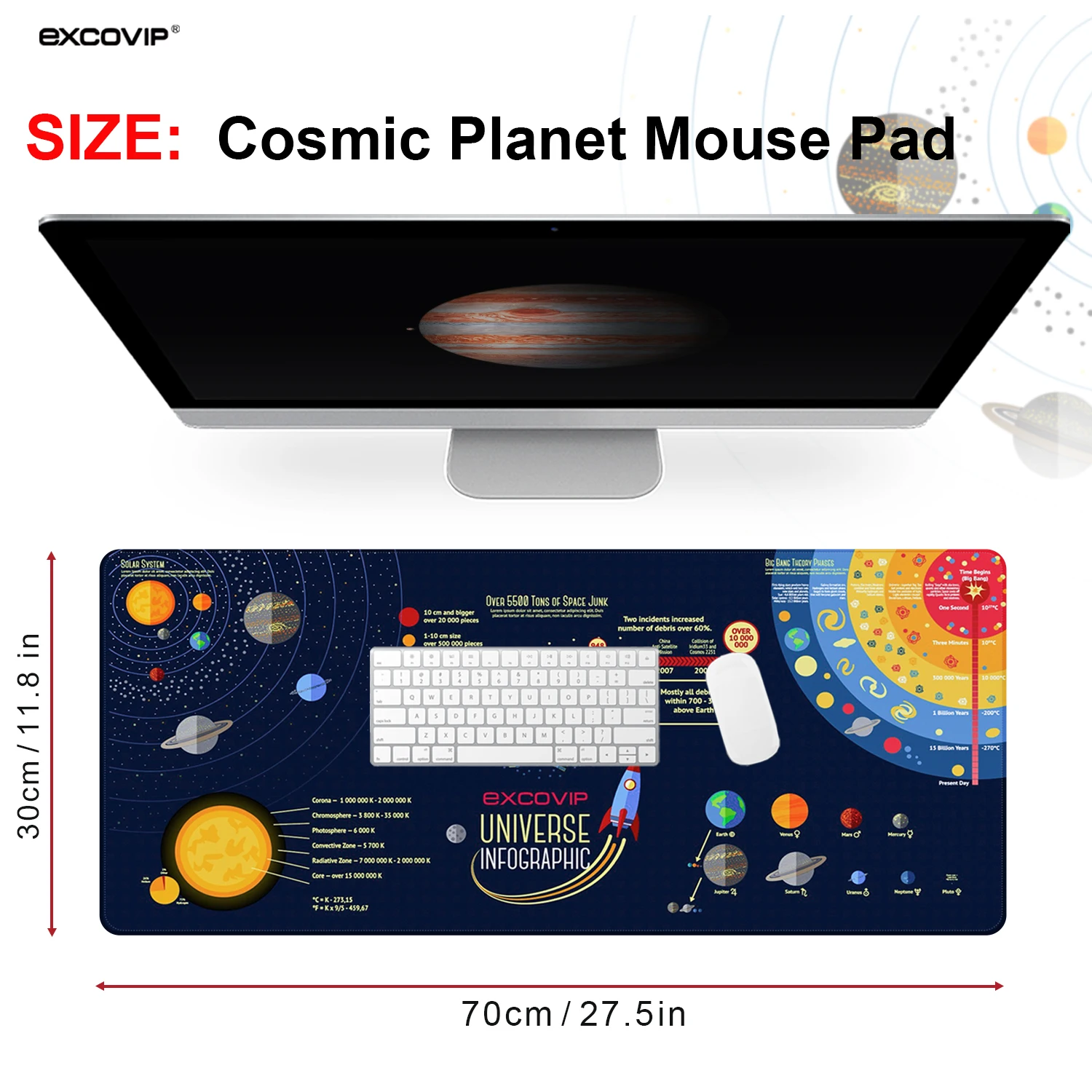 Gaming Mouse Pad Large Extended Computer Desk Mat Stitched Edge Non-Slip Base Keyboard Mousepad For Gamer Office mouse pad,gaming mousepad,computer desk mat