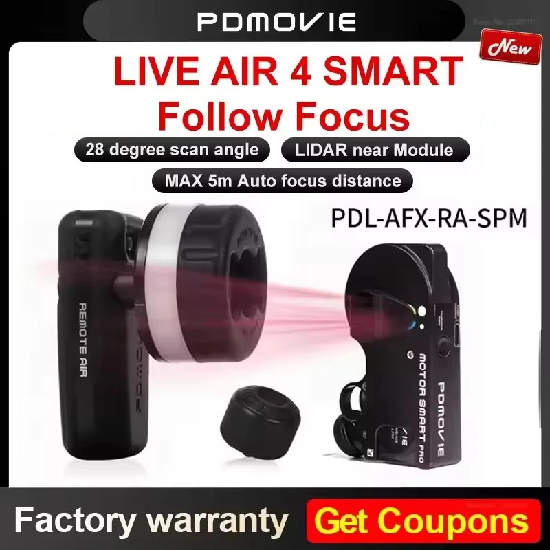 New PDMOVIE LIVE AIR 4 SMART Powerful version of LiDAR focus motor