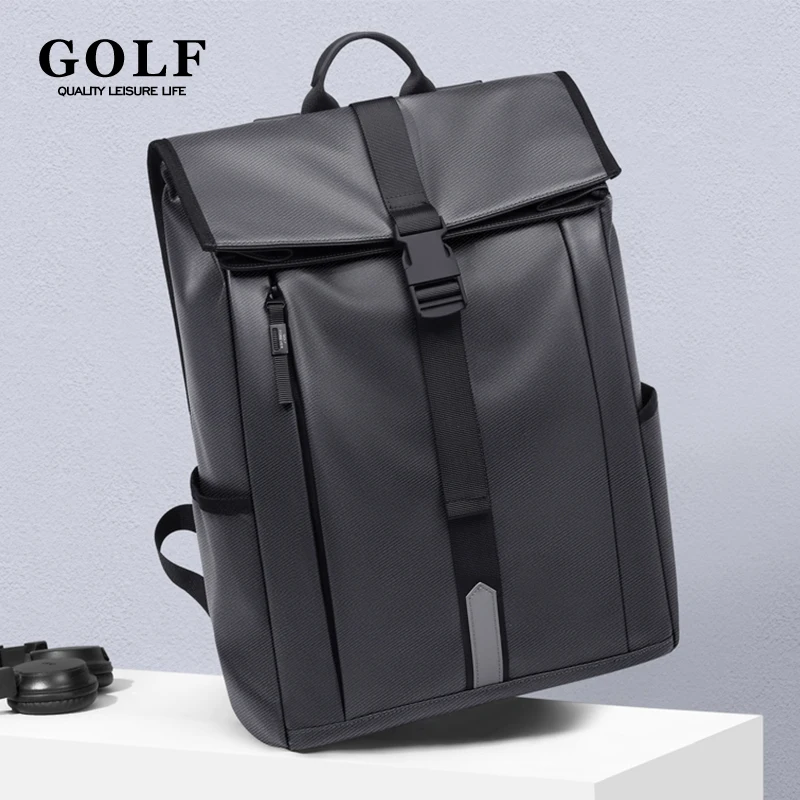 GOLF Anti Theft Laptop Backpack Men Waterproof Stylish Back Packs 17 3 inch Compartment Expandable Travel Backpacks Large Oxford 6