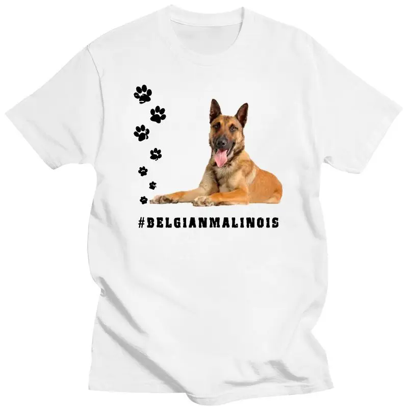 2022 Pastore Belga Malinois Maglietta Da Donna Hashtag Tee Dog Breed Gift Print Pet