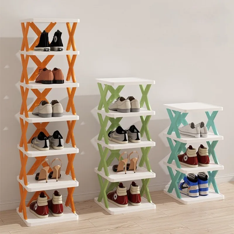 

5/6/7/8/9 Tier Detachable Shoe Racks Cabinet Foldable Storage Organizer with Transparent Box for Shoes Space Saving Family